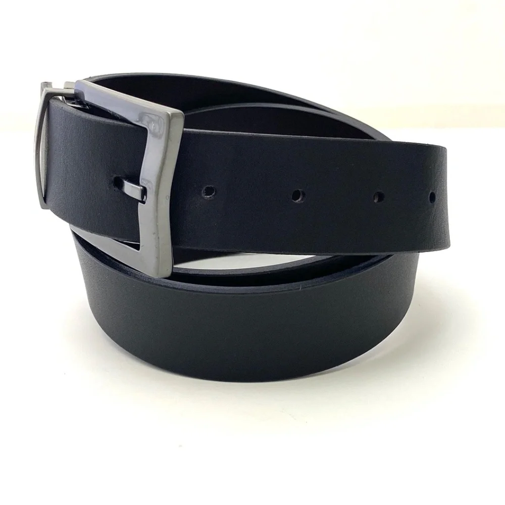 Geoffrey Beene Reversible Black/Brown Leather Trouser Belt